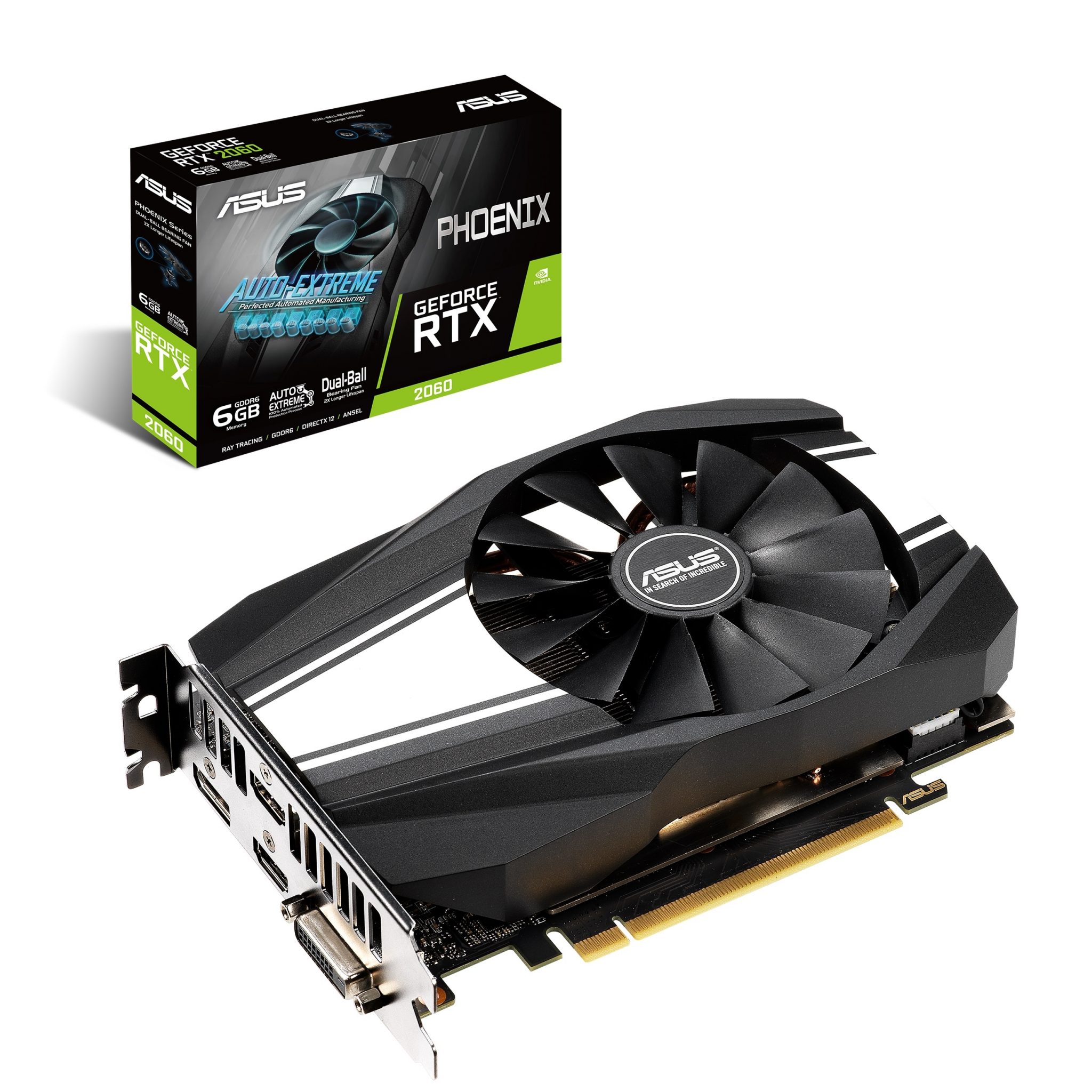 ASUS Video Card PH-RTX2060-6G GeForce RTX 2060 6GB GDDR6 – Thriftking ...