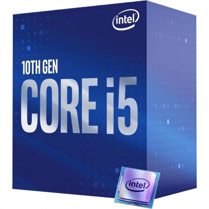 Intel Core i5-10400F Desktop Processor 6 Cores up to 4.3 GHz  LGA1200 65W BX8070110400F
