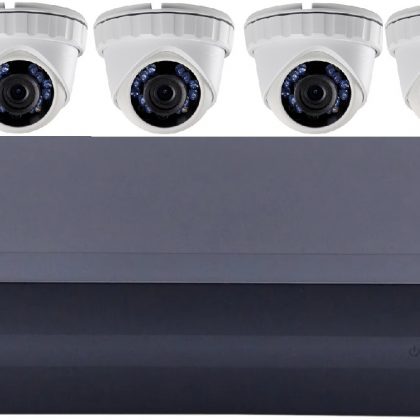 Hikvision 4 Channel HDTVI Camera Kits with 2TB WD Purple Hard Drive