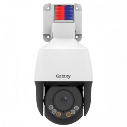 Galaxy Pro GXPTZ675A-AI-AD 5MP Auto Tracking Starlight Active Deterrence AI Mini IP PTZ / Blue & Red Flashlight Siren Alarm