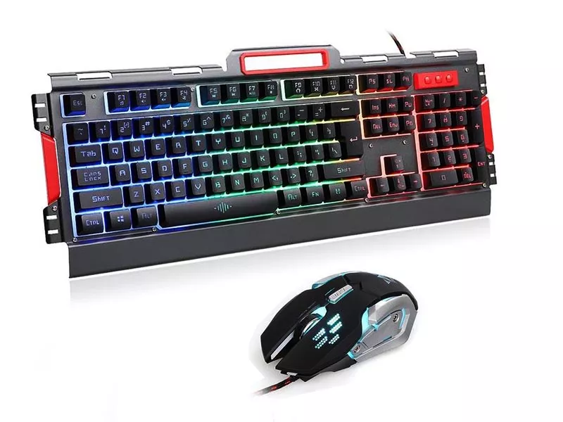 K33 Wired Backlit Gaming Combo Set (RGB Mouse and Keyboard)