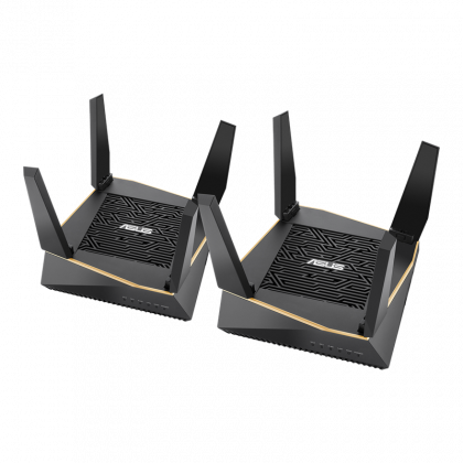 ASUS AX6100 WiFi 6 Gaming Mesh Router (RT-AX92U 2 Pack) – Tri-Band Gigabit Wireless Internet Router, Gaming & Streaming, AiMesh Compatible