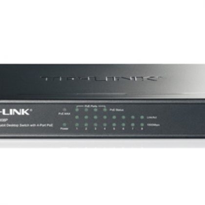 TP-Link Network TL-SG1008P 8Port Gigabit Desktop Switch with 4Port PoE 10/100/1000Mbps Retail