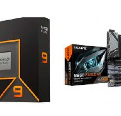 Combo Deal–AMD Ryzen 9 9900X 12 Core 24 Thread CPU and Gigabyte B650 Eagle AMD AM5 Max 192GB DDR5 ATX Retail Motherboard