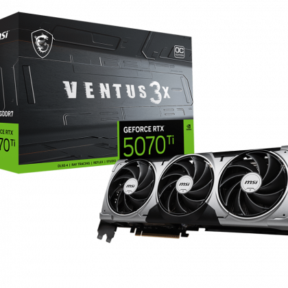 MSI GeForce RTX 5070 Ti VENTUS 3X OC Graphics Card