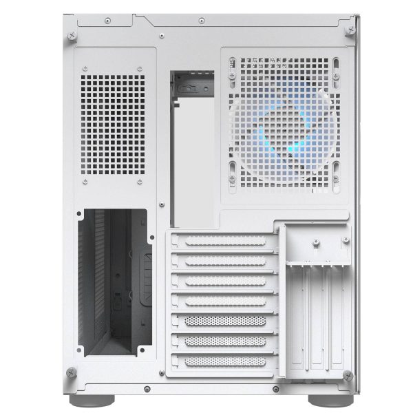 Cougar FV150 RGB Mid Tower ATX Computer Case, Tempered Glass Side Panel, 4 x 120mm ARGB Fans Pre-Installed, White - Image 10