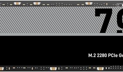 Lexar NM790 LNM790X002T-RNNNG 2TB M.2 2280 PCIe Gen4x4 NVMe Solid-State Drive, Read 7400MB/s and Write 6500MB/s