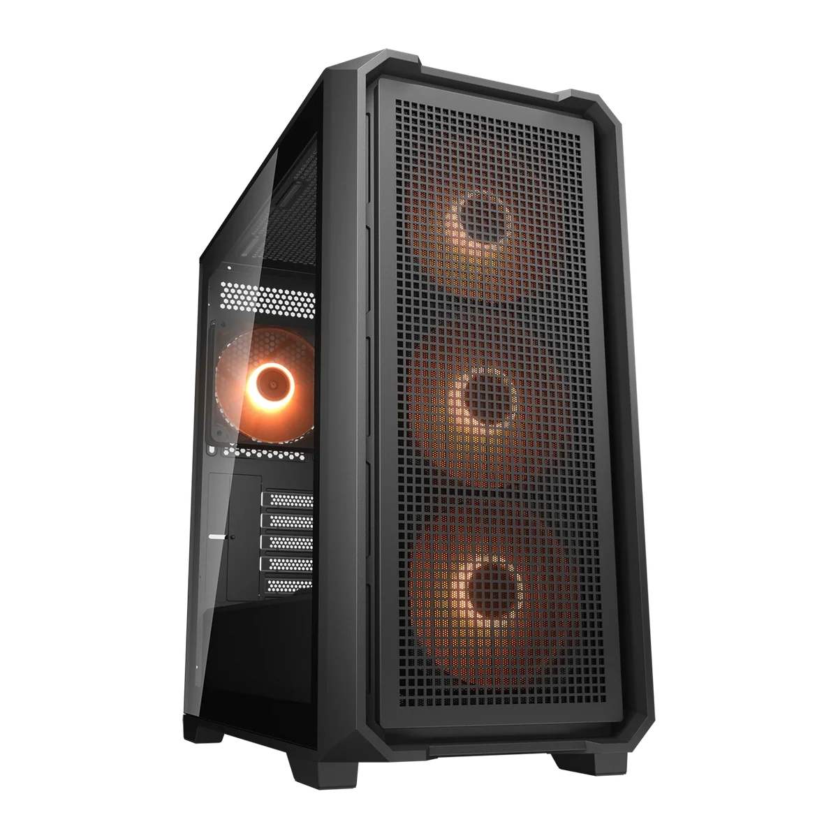 COUGAR MX600 MX600 Mini V2 Pro Case -3X 120mm Front RGB Fans 1X120mm Rear Fan Black Mini Tower